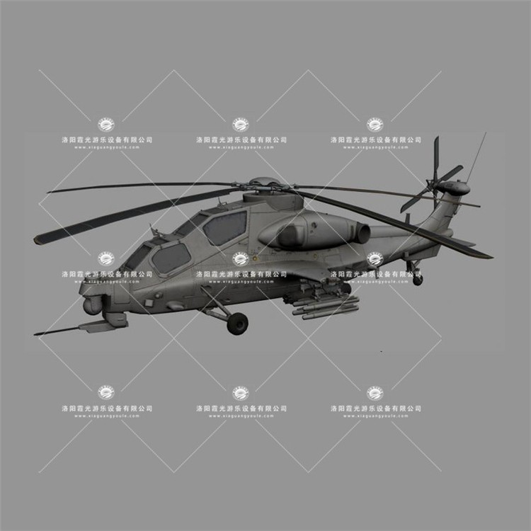 鹰手营子矿武装直升机3D模型